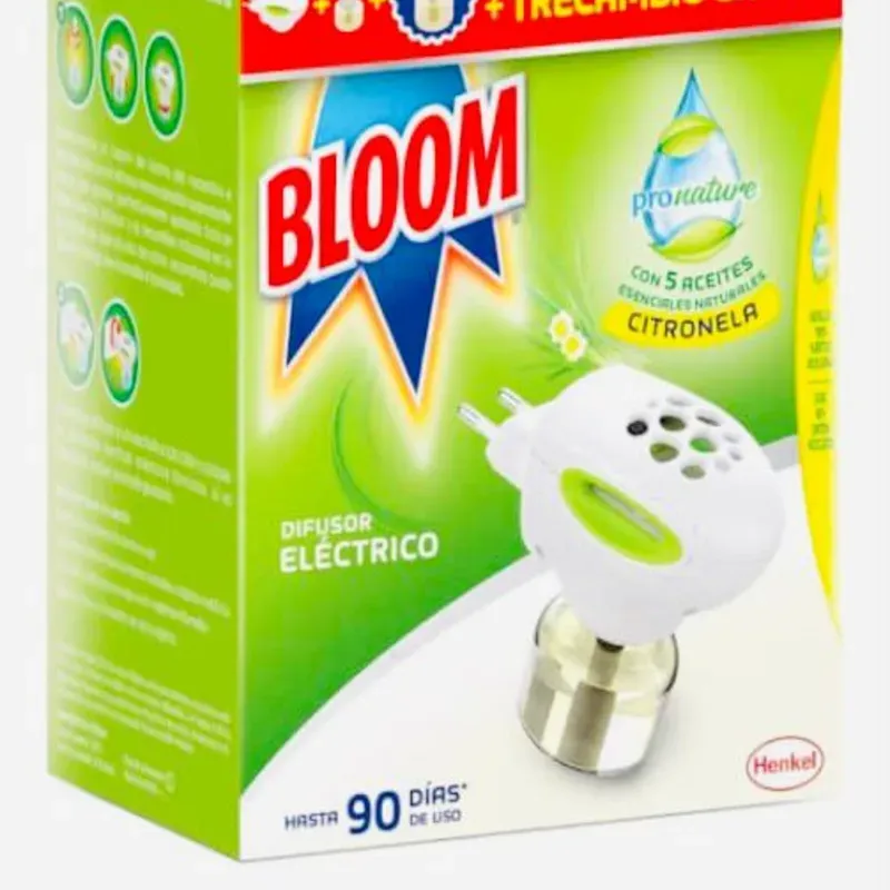 DIFUSOR ELÉCTRICO, CON RECAMBIO DE CITRONELA