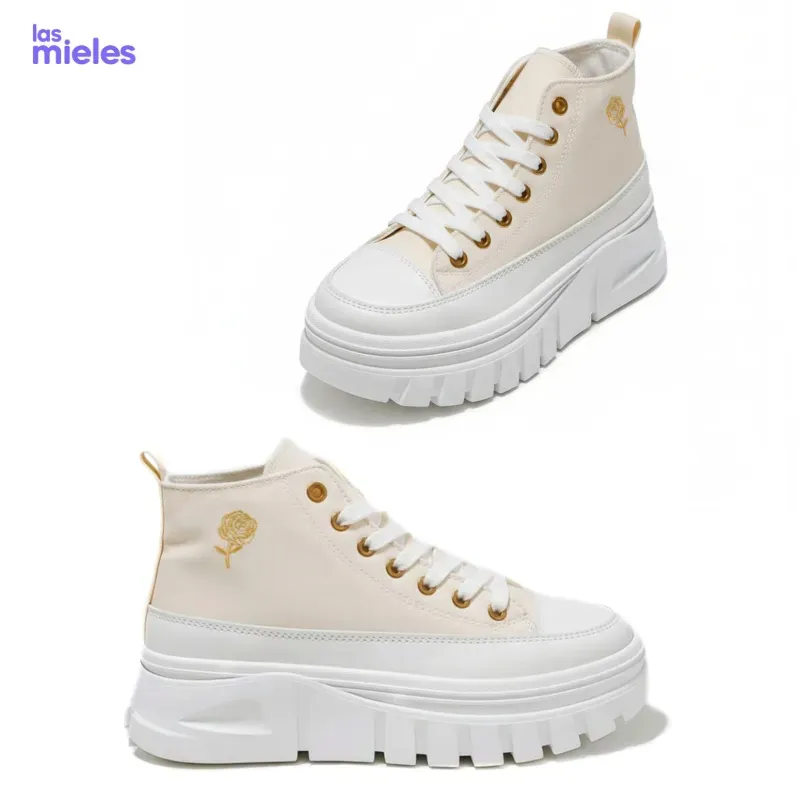 Zapatos amarillos con suela gruesa Alan Vincent