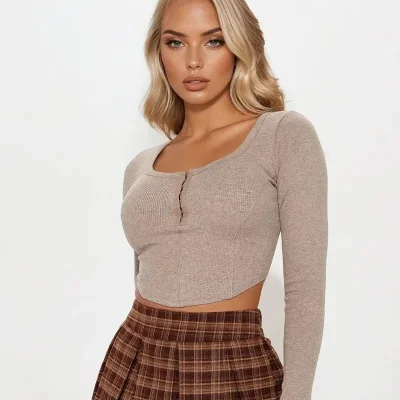 Enguatada corta beige