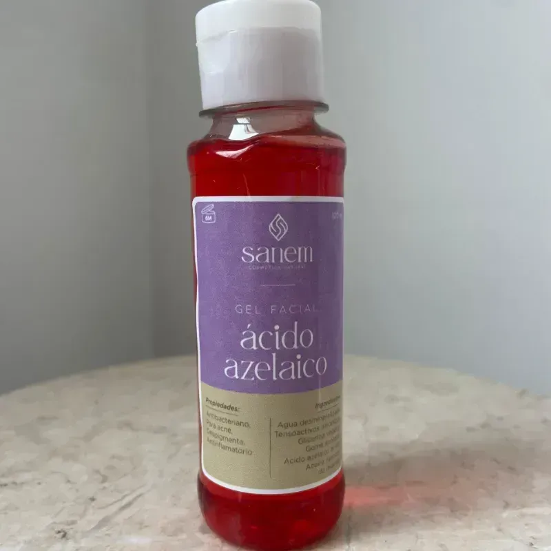 Gel limpiador de ácido azelaico