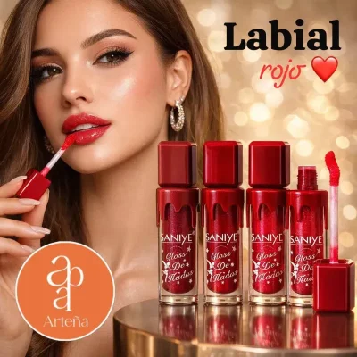 Labiales rojos