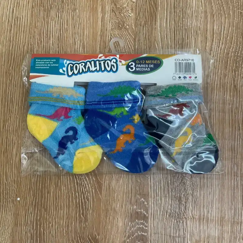 Set #8 de 3 pares de medias