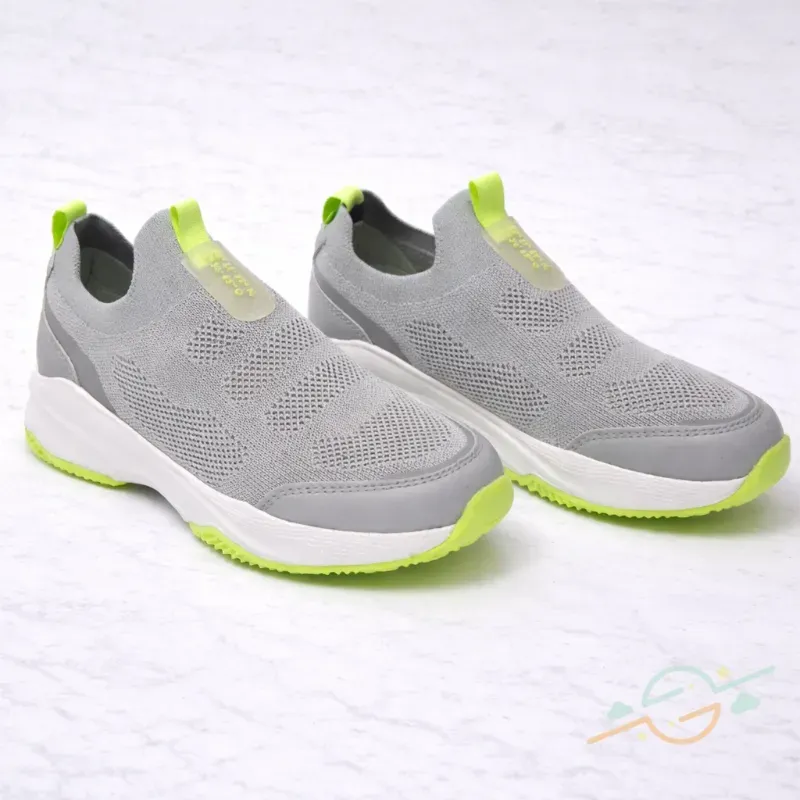 Tenis gris verde LEFTIES #0002