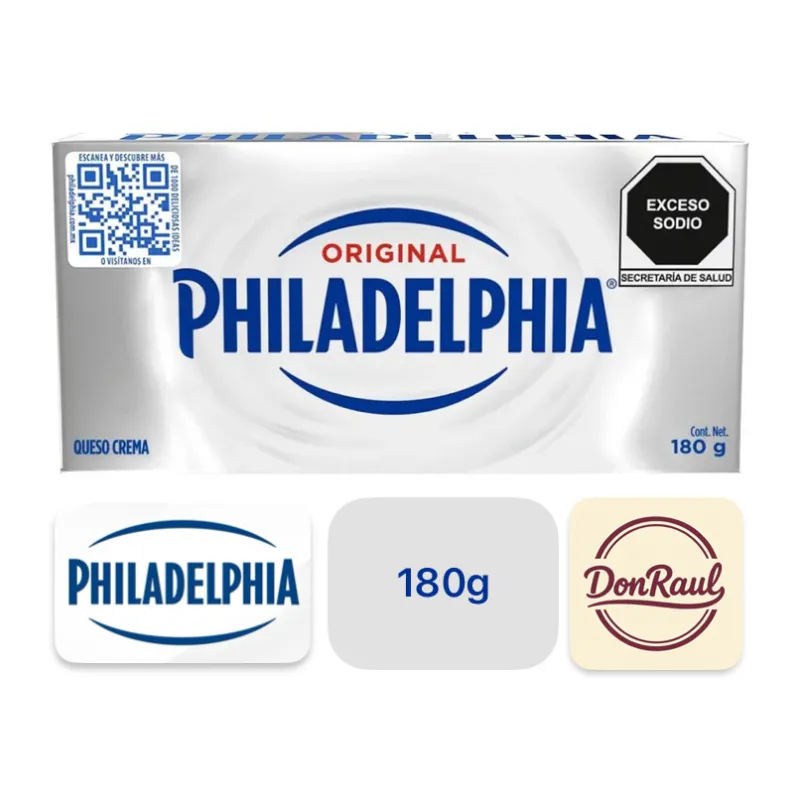 Queso Crema Philadelphia Original 180g