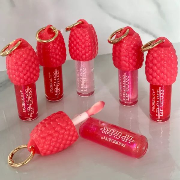 Brillo de labios de fresa
