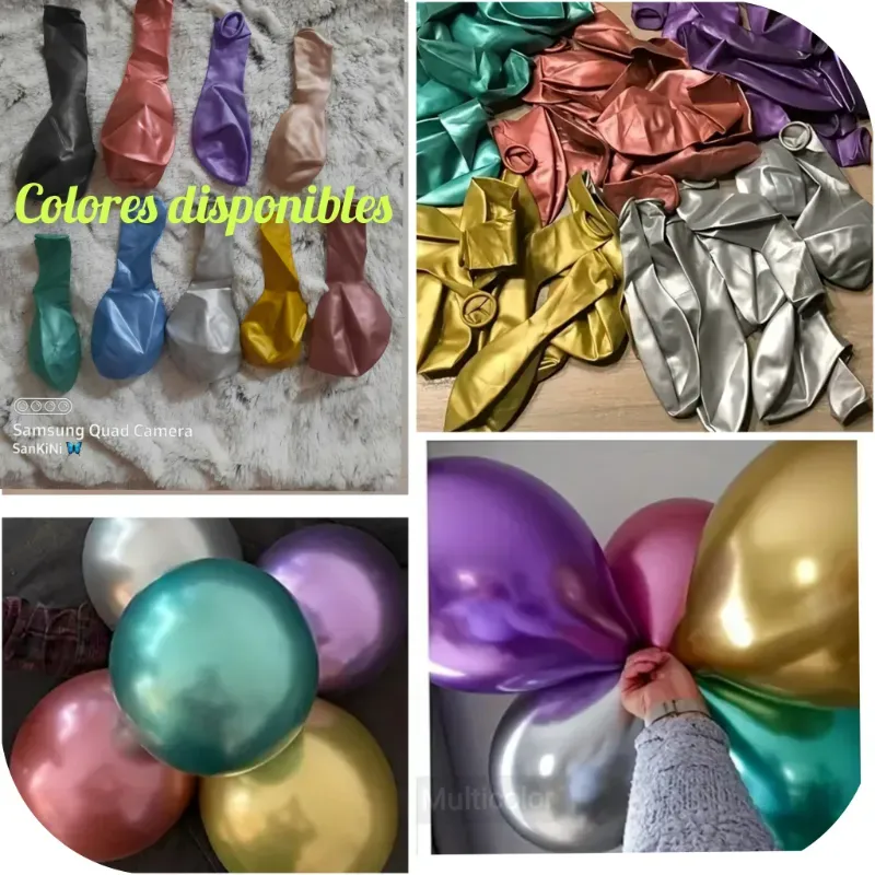 Globos cromados