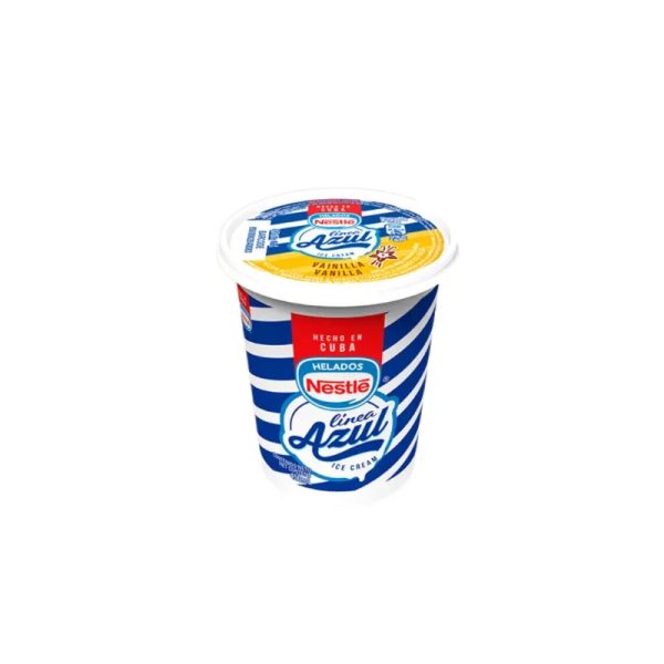 Helado Línea Azul, Sabor Vainilla