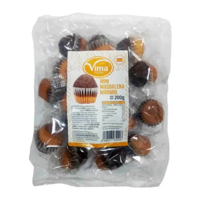 Mini magdalenas chocolate
