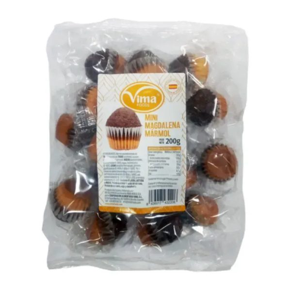 Mini magdalenas chocolate