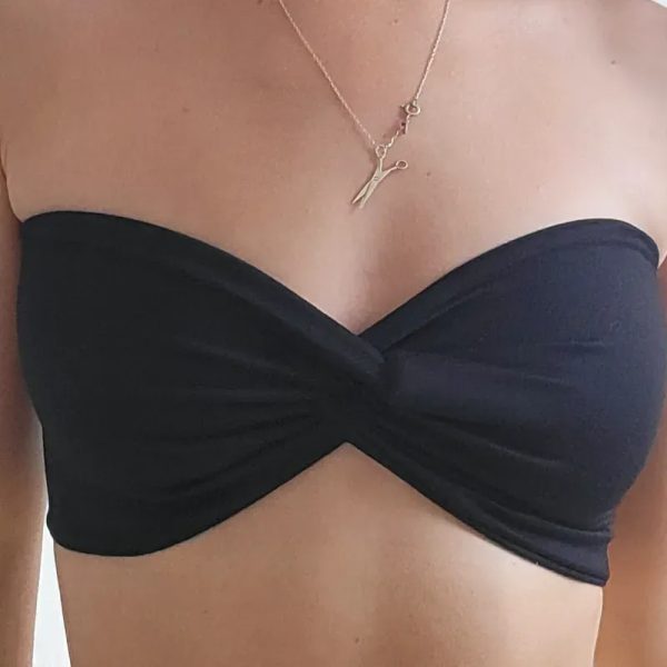 TOP TRENZADO NEGRO