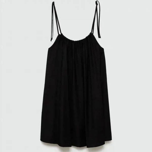 Vestido corto fluido