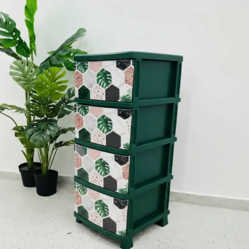 Gavetero plástico de 4 niveles