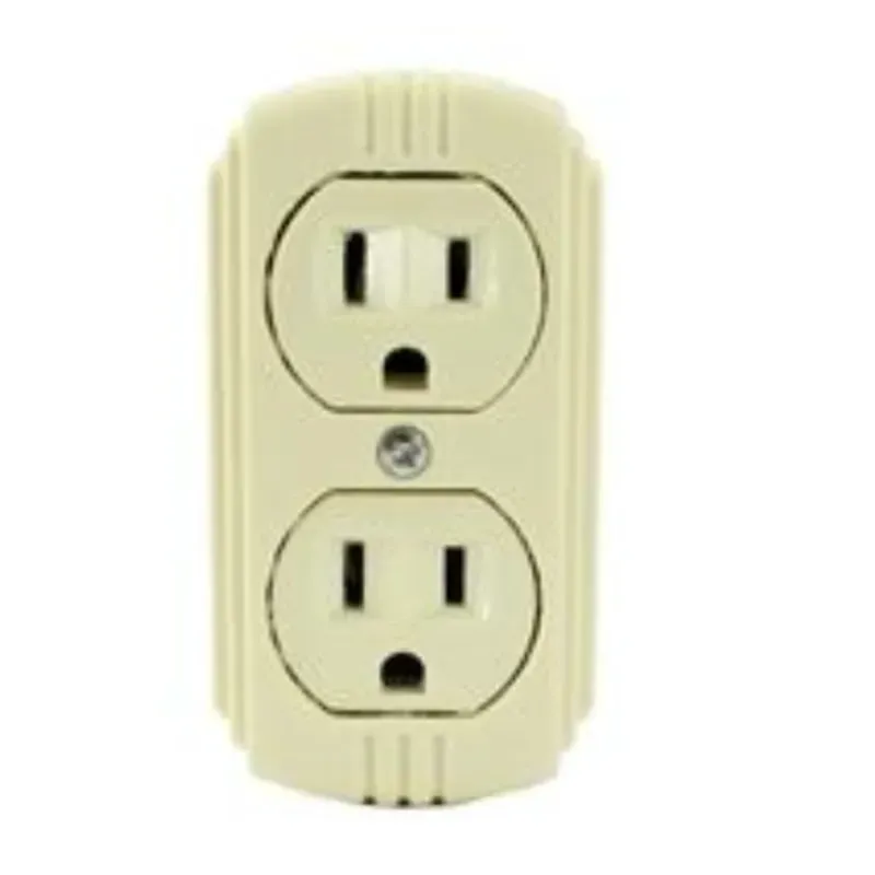 Tomacorriente doble p/ superficie