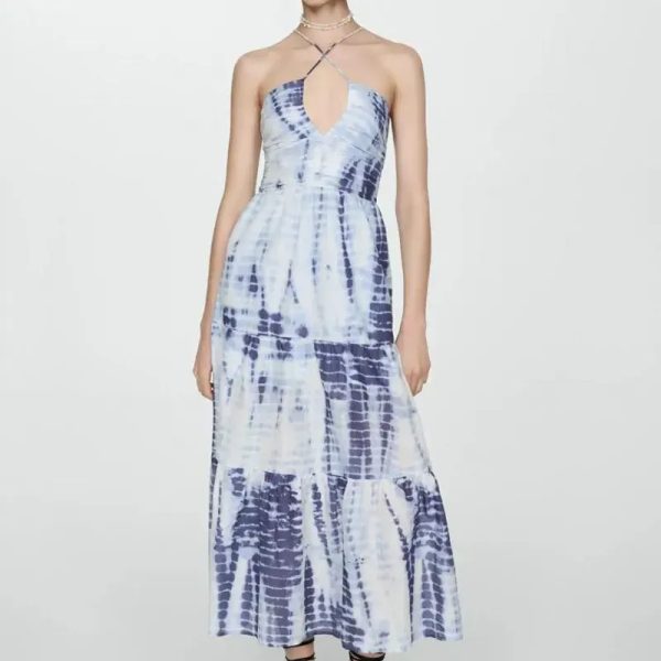 Vestido de tirantes Mango