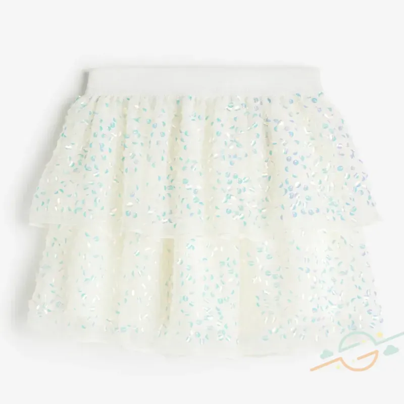 Falda lentejuelas H&M