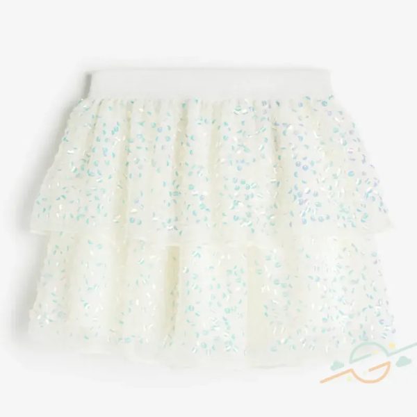 Falda lentejuelas H&M