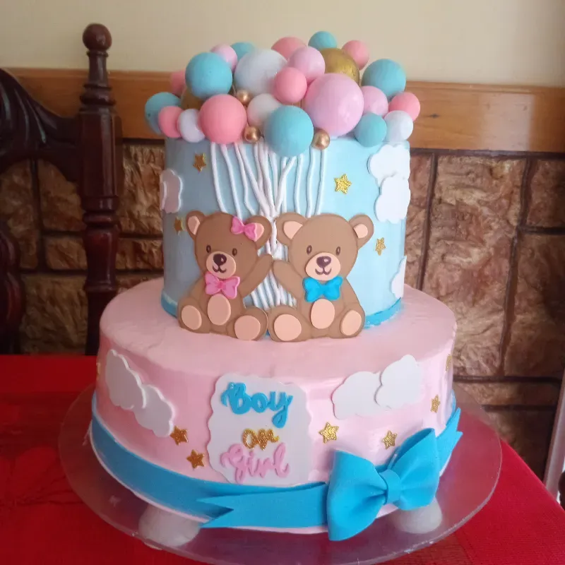 Pastel revelación de sexo