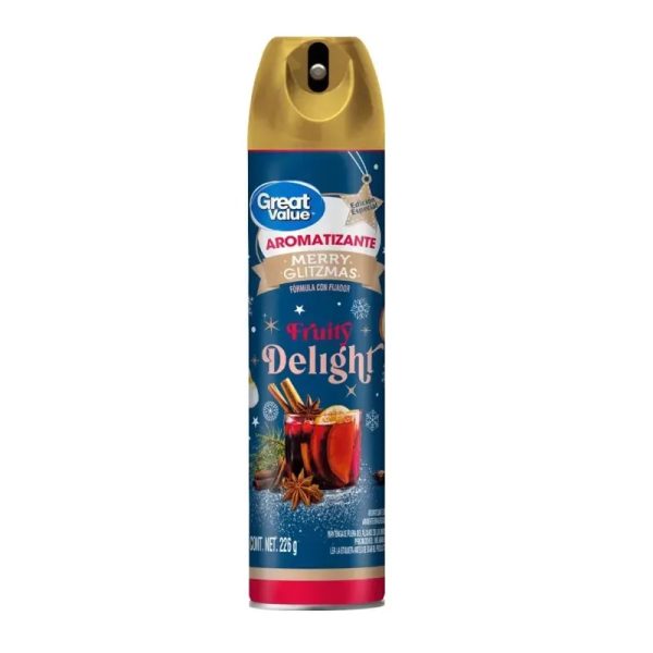 Aromatizante Great Value en aerosol fruity delight