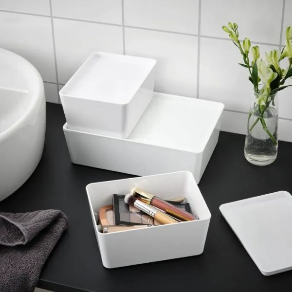 Caja organizadora con tapa para gaveta