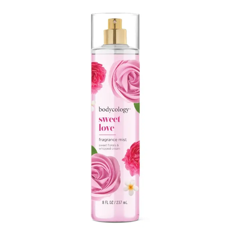 Colonia de rosas y crema