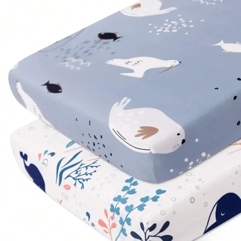 Set de Sábanas de Cuna Marino