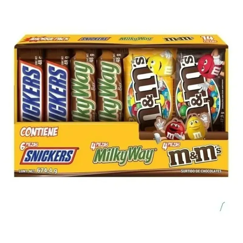 Surtido de Chocolate con leche 14 pzs