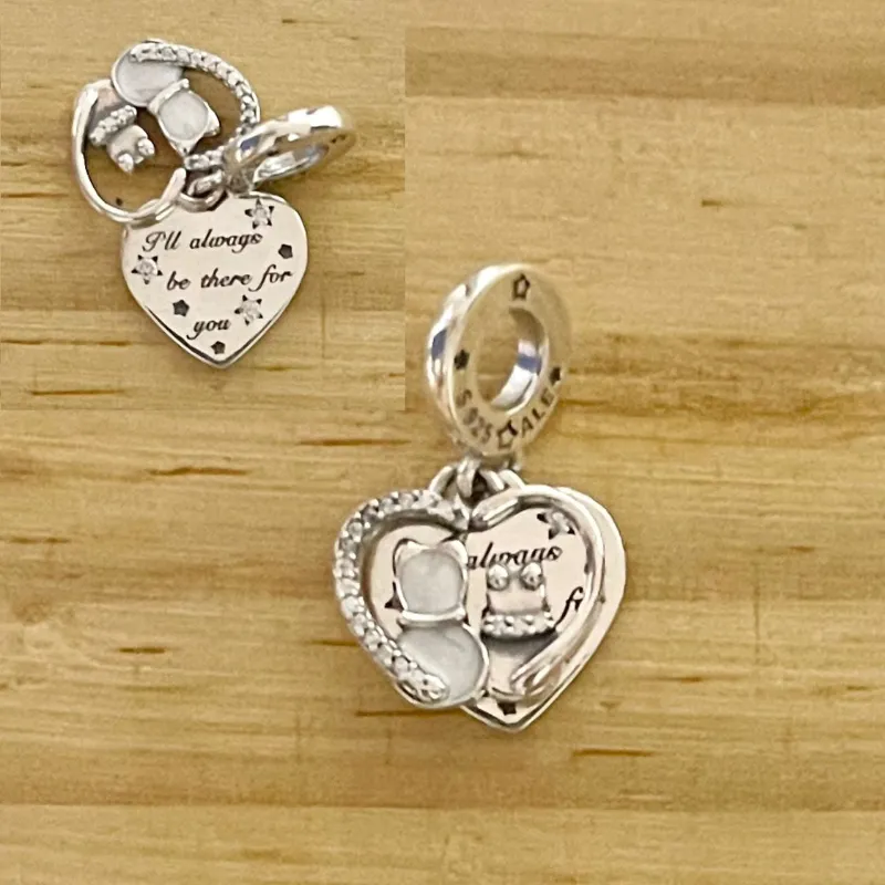 Charm Corazón Gatos