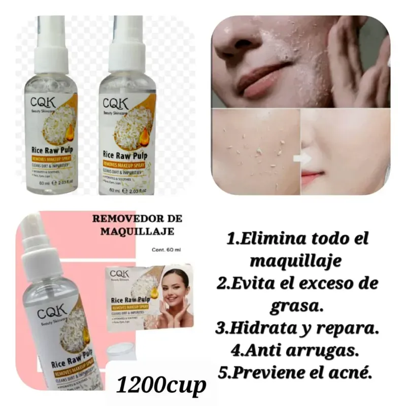 Desmaquillante de Arroz