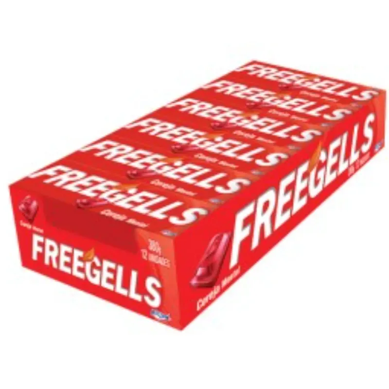 Caramelos Freegells sabor cereza (12 unidades x 27.9 g)