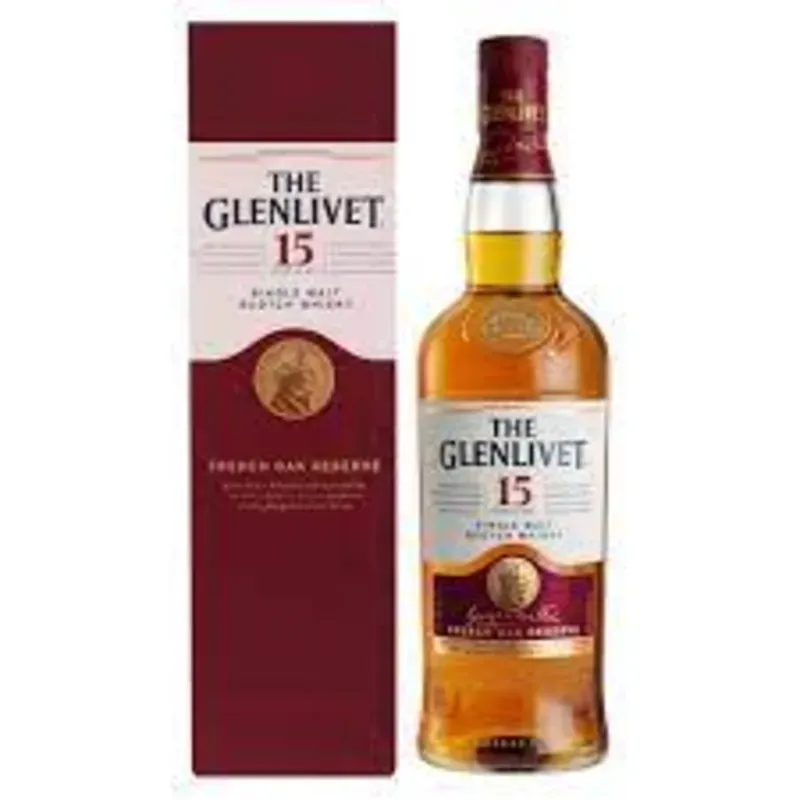 Whisky GlenLivet rojo
