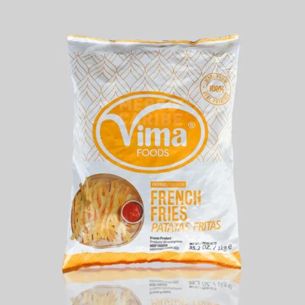 Paquete de papas prefritas