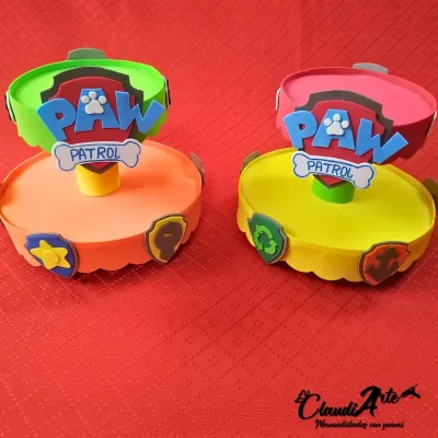 Base para Cupcakes (2 pisos) (Patrulla Canina)