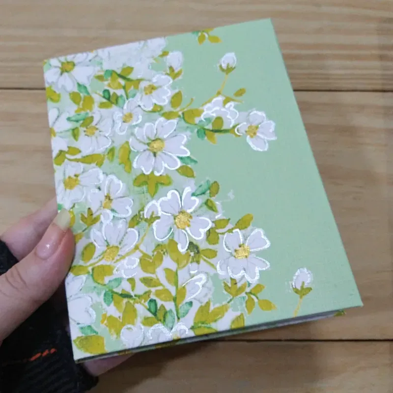 Diseño de flores verdes