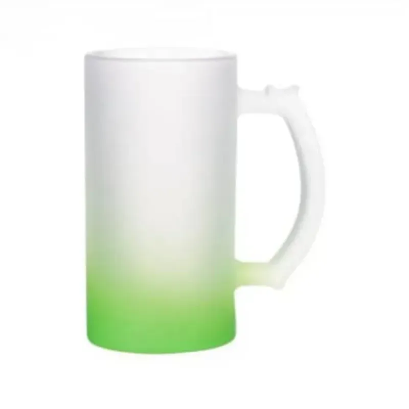 Jarra cervecera nevada verde