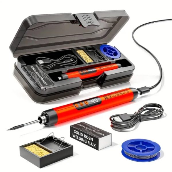 Pistola de soldadura portátil con carga USB