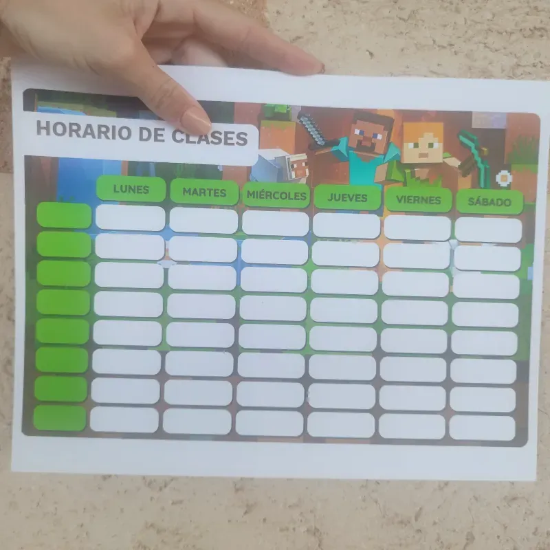 Horario de clases ⌛