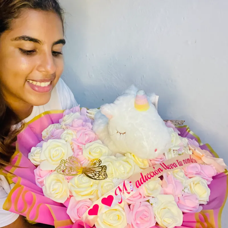 Ramo buchón con peluche