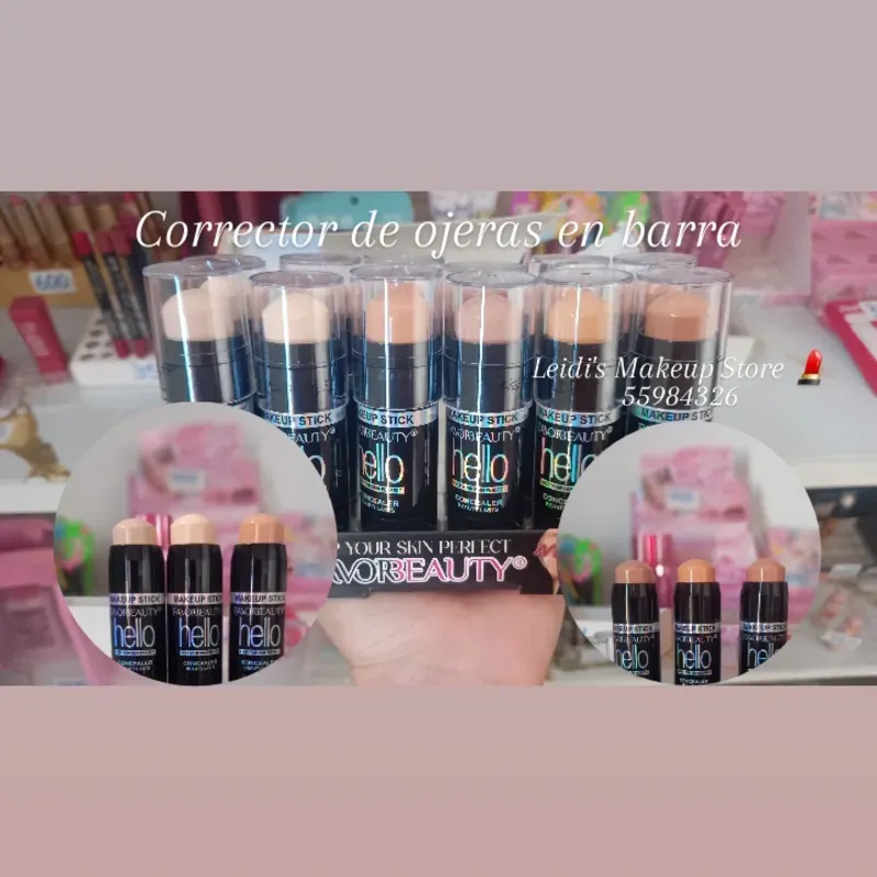 Corrector de ojeras en barra