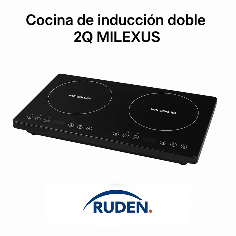 Cocina de inducción doble 2Q MILEXUS
