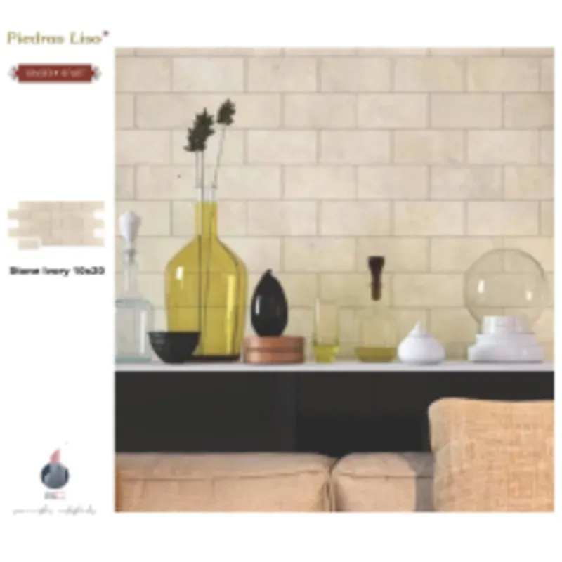 Losa cerámica Stone Ivory 10x20 cm 3737000824