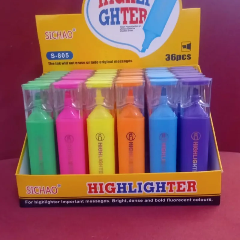 Resaltadores fluorescentes