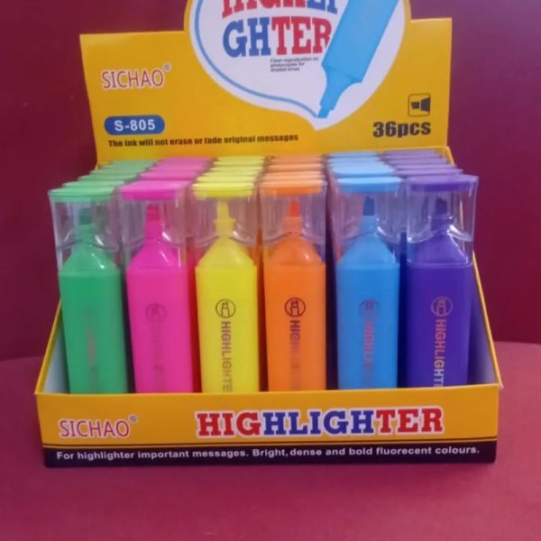 Resaltadores fluorescentes
