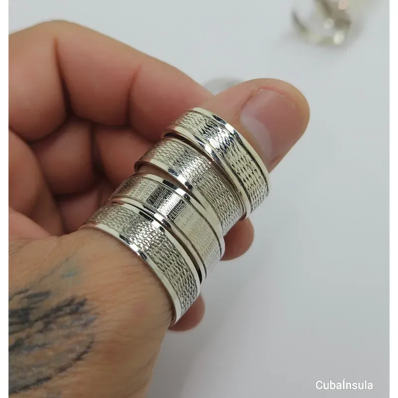 Anillos de plata 925.