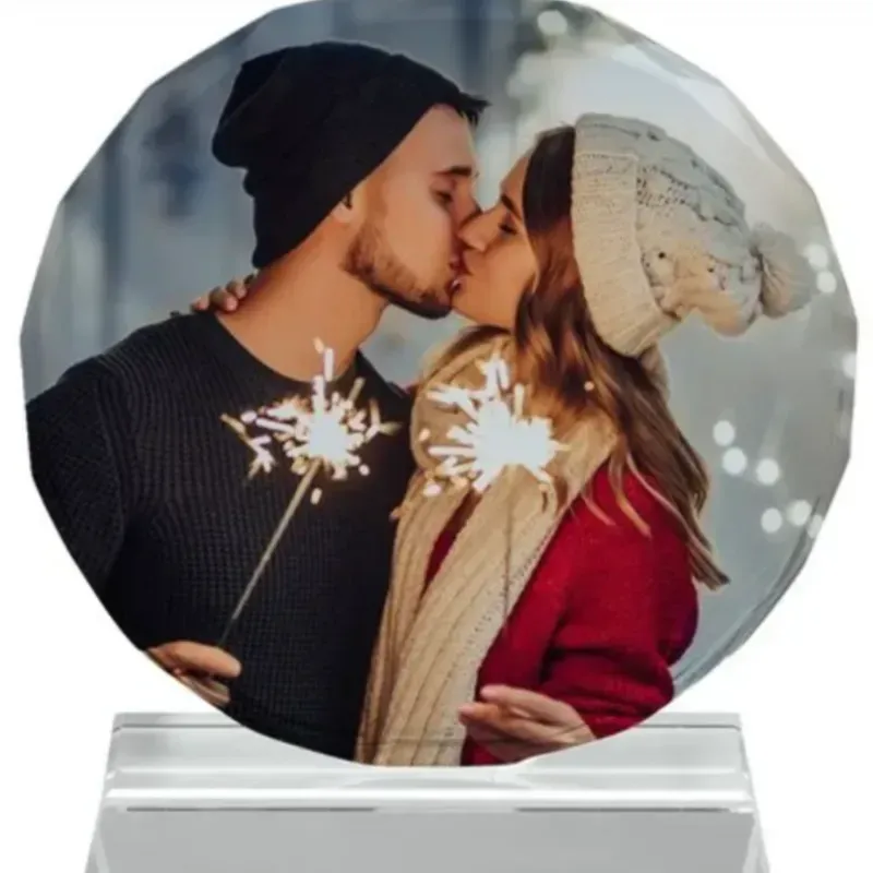 Cristal redondo grande