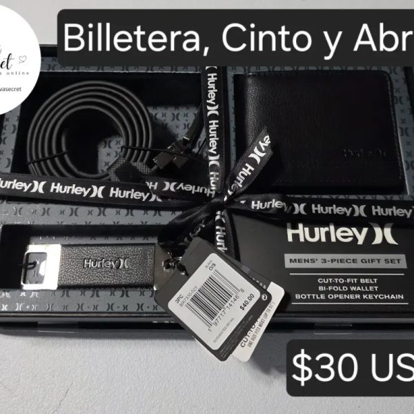 Set de Regalo Hurley con cinto, billetera y abridor