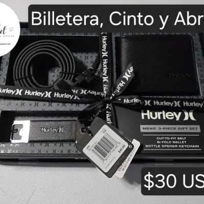 Set de Regalo Hurley con cinto, billetera y abridor