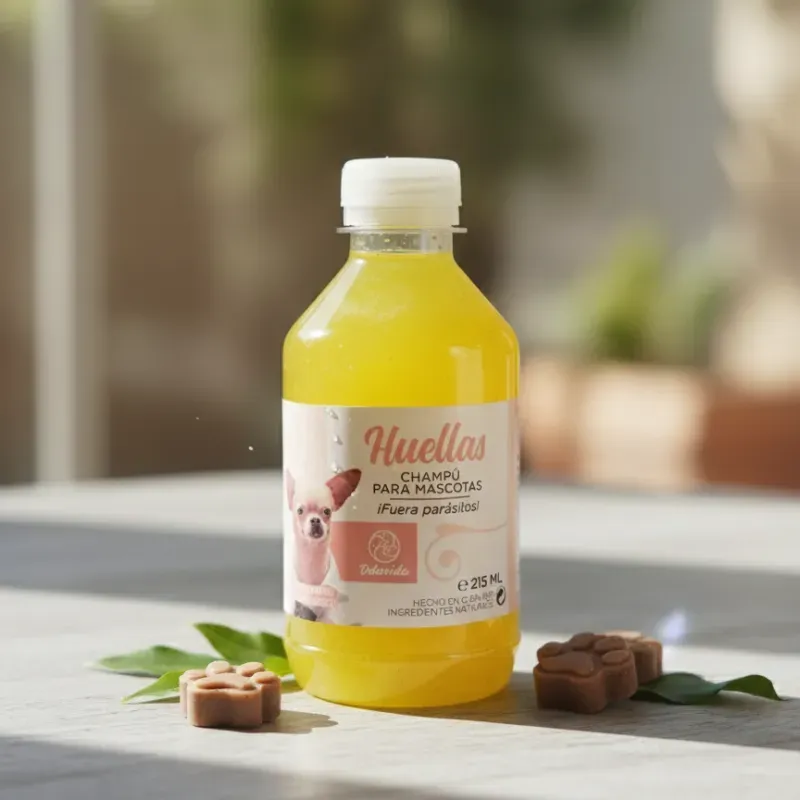  Champú para mascotas Huellas 