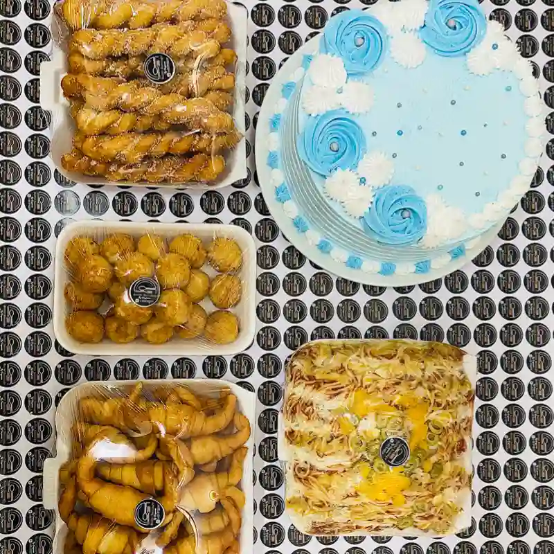 Paquete de buffet 20 personas + cake