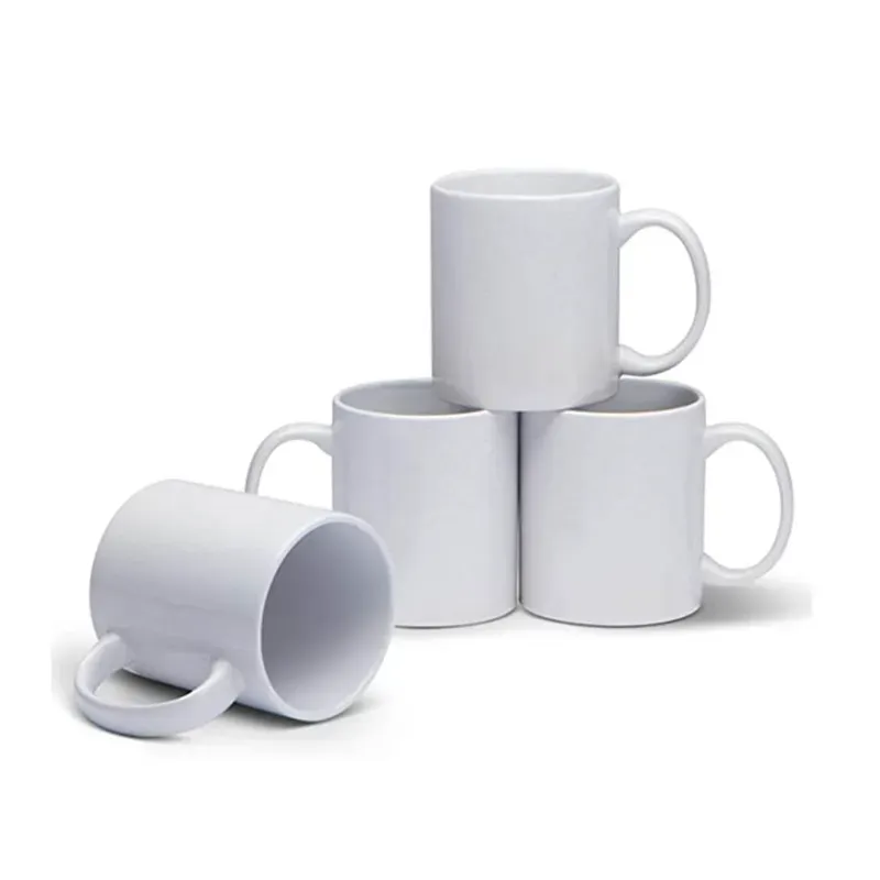 TAZA DE CERAMICA BLANCA