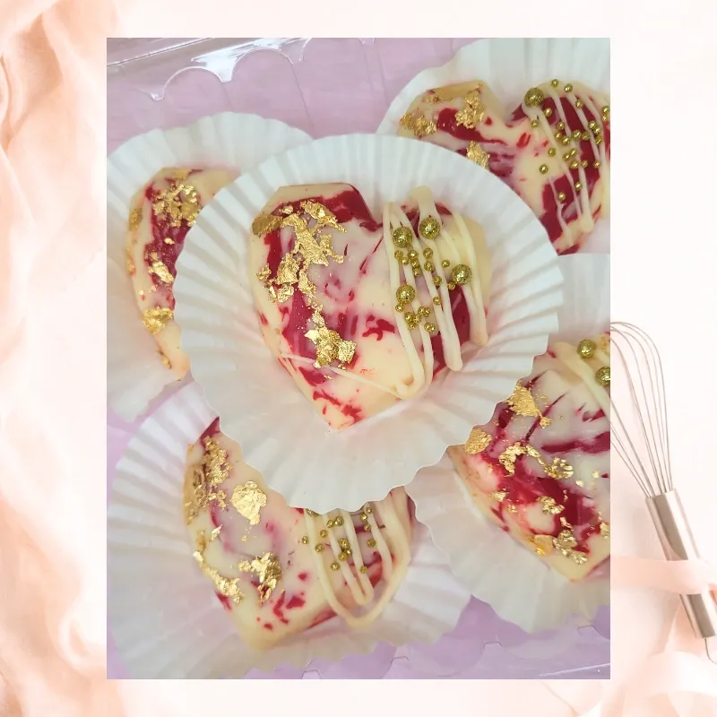 Pack de 5 U de Corazón geometrico